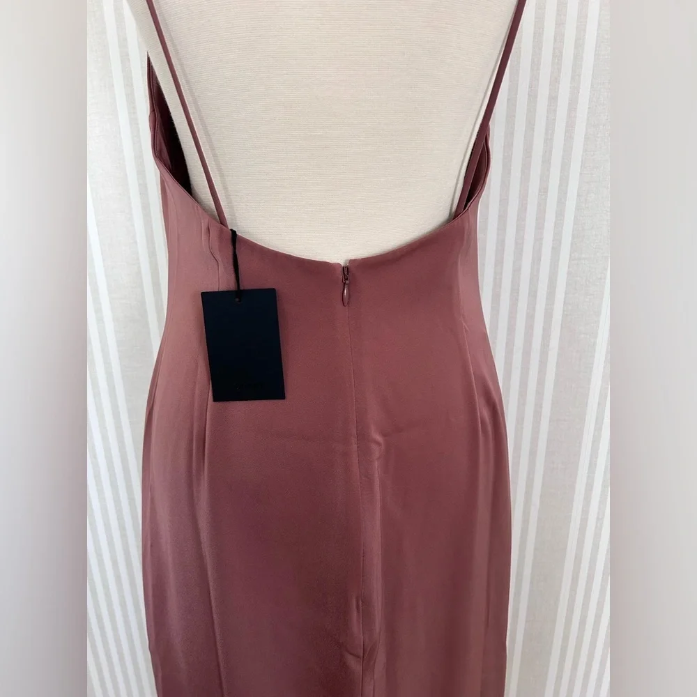 NBD Malia Midi Slip Dress in Mauve Women’s Size Medium NWT Low Back - Picture 10 of 14